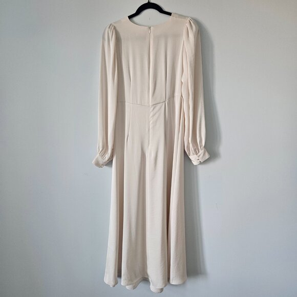 H&M cream maternity midi dress - Picture 3 of 8